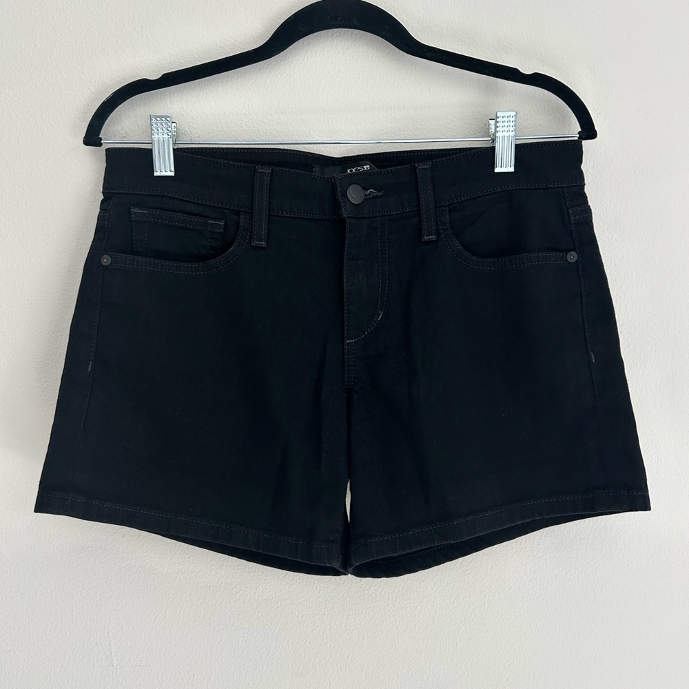 Joe’s Kimora Denim 5” Inseam Low Rise Shorts In Black Size 27